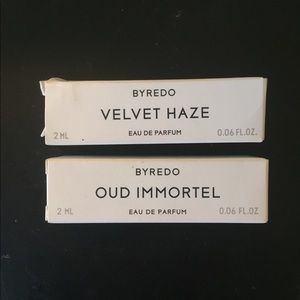 Byredo Velvet Haze and Oud Immortal